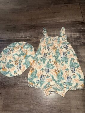 Bluey romper with hat